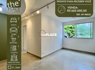 Apartamento · 57m² · 2 Quartos · 1 Vaga · APARTAMENTO À VENDA REFORMADO NO BROOKLIN, 2 QUARTOS, 1 VAGA