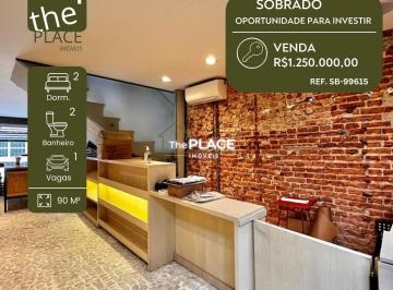 Casa · 90m² · 2 Quartos · 1 Vaga · SOBRADO À VENDA NO BROOKLIN COM 2 QUARTOS, 1 VAGA COMERCIAL OU RESIDENCIAL