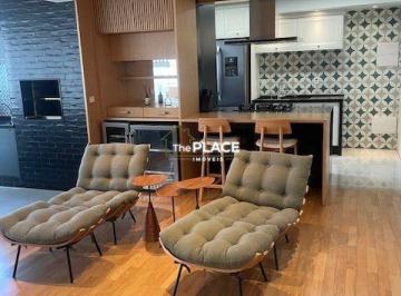 Sala · APT MOBILIADO P/ LOCAÇÃO BROOKLIN - 2 SUÍTES! 2 VGS!