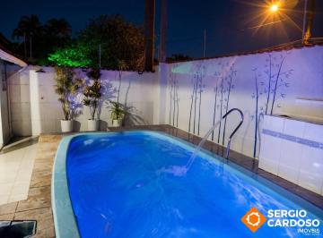 Casa · 164m² · 4 Quartos · 5 Vagas · CASA AMPLA 4 QUARTOS PISCINA EDICULA 650M DO MAR ITANHAEM SP