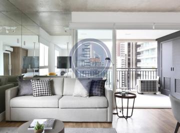 Foto 03 · Studio de Luxo à Venda em São Paulo-SP, Bairro Cidade Monções: 1 Quarto, 1 Banheiro, 1 Vaga, 63m² de