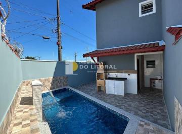 Casa · 125m² · 2 Quartos · 2 Vagas · Sobrado com 2 quartos, Agenor de Campos, Mongaguá - R$ 475 mil, Cod: 425346