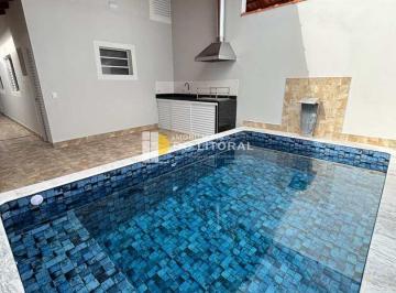 Casa · 87m² · 2 Quartos · 2 Vagas · Casa com 2 quartos, Balneário Itaóca, Mongaguá - R$ 489 mil, Cod: 425464