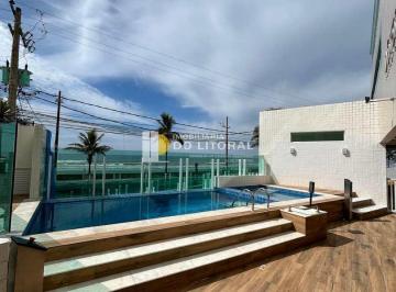 Apartamento de 2 quartos, Mongaguá · Apartamento Frente Mar em Mongaguá 2 Dorms 1 Suíte Varanda Gourmet Piscina