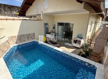 Casa · 63m² · 2 Quartos · 2 Vagas · Casa com 2 quartos, Vila Vera Cruz, Mongaguá - R$ 400 mil, Cod: 424556