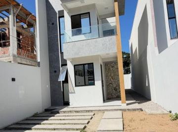 Casa de 3 quartos, Eusébio · Duplex no Eusébio com 3 Suítes, Rua Exclusiva, há 3 min do Centro, 100% Porcelanato, Apenas 440Mil.