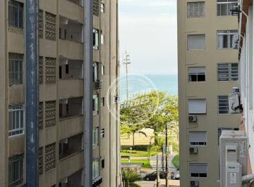 Apartamento de 2 quartos, Santos · Apartamento em prédio frente mar, 2 dormitórios Santos Boqueirão