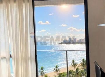 Apartamento · 65m² · 2 Quartos · Apartamento 2 quartos Mobiliado Beira-Mar com Vista Espetacular para o Mar