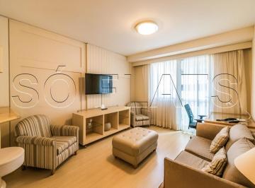 Apartamento · 57m² · 1 Quarto · 1 Vaga · Flat de 57m² em Alphaville, no Sequoia, próximo ao Shopping Iguatemi Alphaville