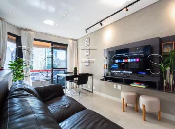 Apartamento · 46m² · 1 Quarto · 1 Vaga · Flat no Saint Denis proximo da Avenida Brigadeiro Faria Lima, disponível para locação.