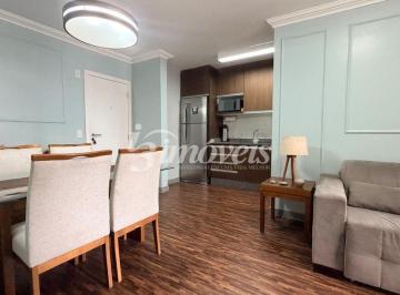 Apartamento · 64m² · 2 Quartos · 2 Vagas · Apartamento para locação anual, totalmente mobiliado, decorado e equipado, com 2 quartos (sendo uma