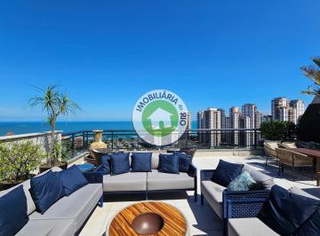 Apartamento · 250m² · 3 Vagas · ABM cobertura vista mar e pedra da Gávea