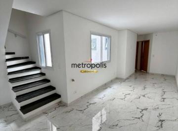 Sala / Cozinha · Cobertura com 2 dormitórios à venda, 96 m² por R$ 580.000,00 - Utinga - Santo André/SP