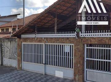Casa · 194m² · 3 Quartos · 2 Vagas · Casa térrea com 3 dormitórios, edicula, com 194 M² em Praia Grande, Guilhermina, 600 metros da praia