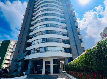 Apartamento de 3 quartos, Salvador · 4/4 modificado p/ 3/4, suíte master, varanda, nascente, andar alto, infra, 3 vagas, depósito, Ondina