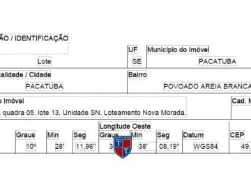 Foto 1 · R$ 15.148,01 - Terreno - SE - PACATUBA - POVOADO AREIA BRANCA