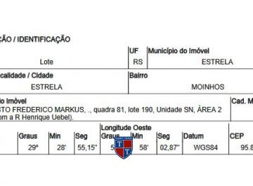 Foto 1 · R$ 80.639,06 - Terreno - RS - ESTRELA - MOINHOS