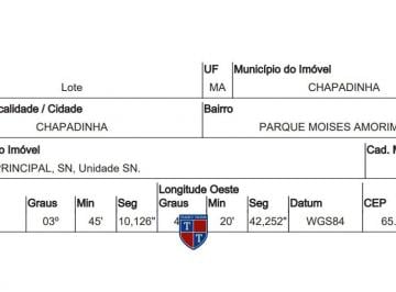 Foto 1 · R$ 78.360,38 - Terreno - MA - CHAPADINHA - PARQUE MOISES AMORIM