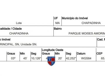 Foto 1 · R$ 78.360,38 - Terreno - MA - CHAPADINHA - PARQUE MOISES AMORIM