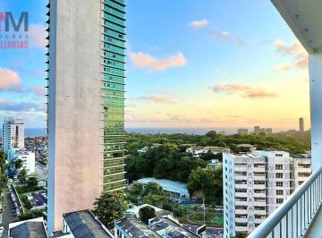 Apartamento · 42m² · 1 Quarto · 1 Vaga · Apartamento de 1/4 com suíte, varanda, mobiliado e com vista mar para aluguel no bairro da Federação