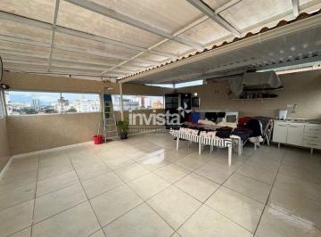 Apartamento · 121m² · 2 Quartos · 1 Vaga · Cobertura à venda em Santos com 2 dormitórios, terraço e área gourmet