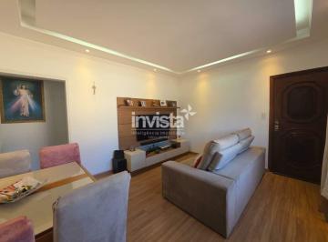 Apartamento · 75m² · 2 Quartos · 1 Vaga · Apartamento à venda 2 dormitórios na Vila Mathias, 1º andar – Reformado, com área externa e excelent