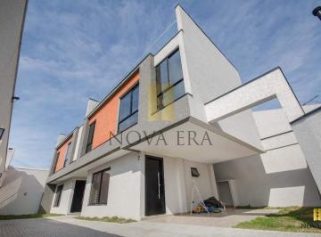 Casa · 130m² · 3 Quartos · 2 Vagas · Sobrados Modernos Novos com Terraço Privativo de 50 m² e Vista Panorâmica no Santa Quitéria