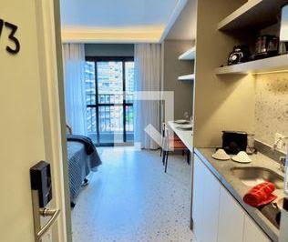 Apartamento en Aluguel de 1 quarto Indianópolis · Apartamento para Aluguel - Moema, 1 Quarto, 28 m2 - São Paulo