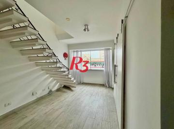 5f5a67d7459c04f240d0f92e3cfd3a84ac626e9a · Apartamento Duplex com 3 dormitórios à venda, 144 m² por R$ 1.015.000,00 - Aparecida - Santos/SP