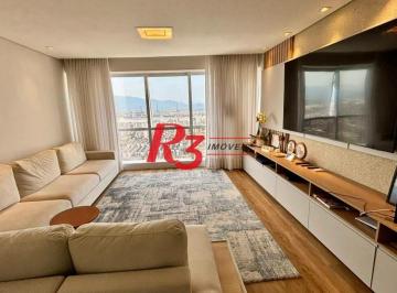 25fa7519819ec560ef8209aed0d2e302d8279c09 · Apartamento com 2 dormitórios à venda, 96 m² por R$ 2.200.000,00 - Aparecida - Santos/SP