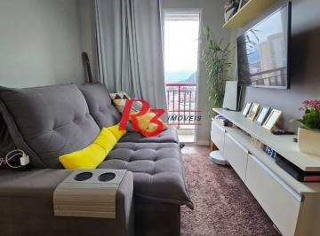 1a43311c8199675e20c34c0407c65449b7ac51cf · Apartamento com 2 dormitórios à venda, 49 m² por R$ 378.000,00 - Castelo - Santos/SP