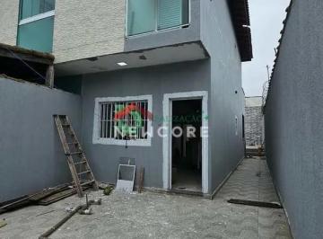 Casa · 81m² · 2 Quartos · 2 Vagas · Sobrado em Rua Altamiro Feliciano da Silva - Itaóca - Mongaguá/SP