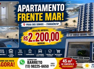 Apartamento de 2 quartos, Itanhaém · Apartamento para locação na Praia dos Sonhos – Itanhaém/SP