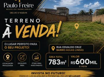 Terreno , Ananindeua · Terreno comercial à venda na Rua Osvaldo Cruz, 20, Águas Lindas, Ananindeua