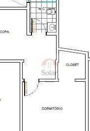 Apartamento · 37m² · 1 Quarto · Apartamento para alugar em Centro de 37.00m² com 1 Quarto