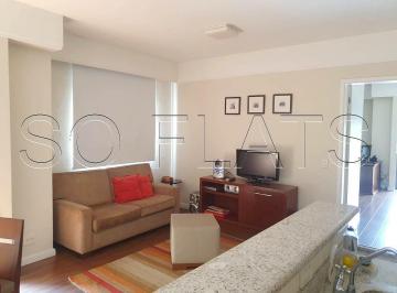 Apartamento · 56m² · 1 Quarto · 2 Vagas · Flat para venda em Itaim Bibi de 56.00m² com 1 Quarto, 1 Suite e 2 Garagens