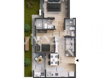 Apartamento · 109m² · 2 Quartos · 1 Vaga · Apartamento para venda em Vila Suconasa de 109.00m² com 2 Quartos, 1 Suite e 1 Garagem