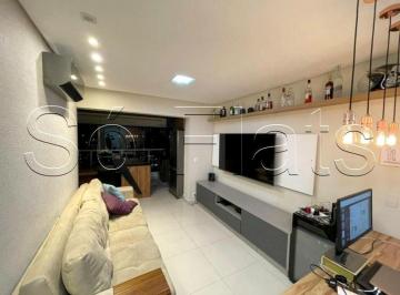 Apartamento · 58m² · 2 Quartos · 1 Vaga · Flat para venda em Brooklin Novo de 58.00m² com 2 Quartos, 1 Suite e 1 Garagem