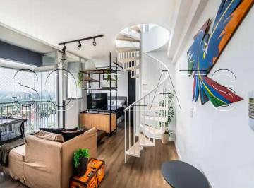 Apartamento · 74m² · 1 Quarto · 1 Vaga · Flat para venda em Vila Madalena de 74.00m² com 1 Quarto, 1 Suite e 1 Garagem