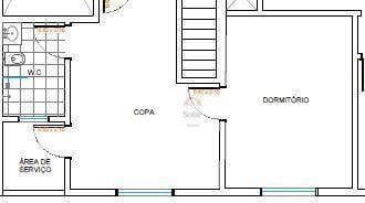 Apartamento · 45m² · 1 Quarto · Apartamento para alugar em Centro de 45.00m² com 1 Quarto