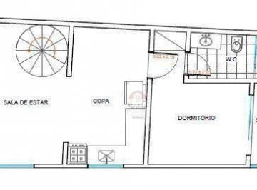 Apartamento · 49m² · 1 Quarto · Apartamento para alugar em Centro de 49.00m² com 1 Quarto
