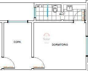 Apartamento · 30m² · 1 Quarto · Apartamento para alugar em Centro de 30.00m² com 1 Quarto