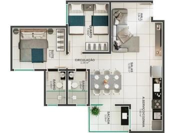 Imagem 1 · Apartamento para venda em Santa Mônica, Uberlândia