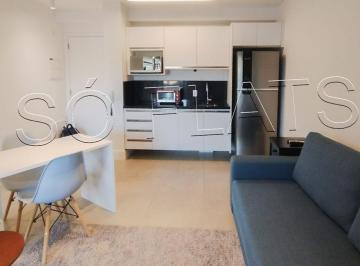 Apartamento · 50m² · 1 Quarto · 1 Vaga · Apto tipo Studio, na região do Itaim, travessa da Avenida São Gabriel e próx a Avenida 9 de Julho.