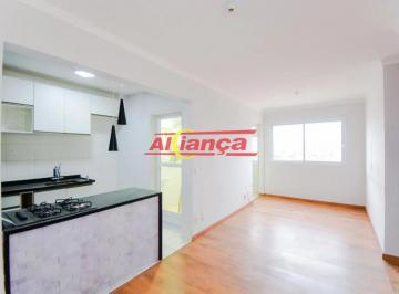 Apartamento · 50m² · 2 Quartos · 1 Vaga · Apartamento 50m², com 2 quartos sendo 1 suíte para locação no Bosque Maia - Guarulhos - SP