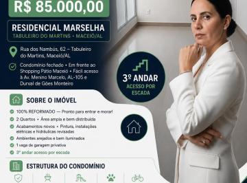 Apartamento à venda no MARSELHA, TABULEIRO DO MARTINS, Maceió, AL · Apartamento à venda no MARSELHA, TABULEIRO DO MARTINS, Maceió, AL