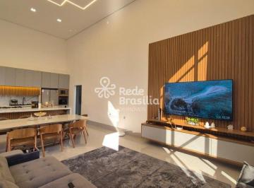 Casa · 260m² · 3 Quartos · 2 Vagas · Condomínio Residencial Botanic- Casa à venda, casa de alto padrão com 3 suítes- Jardim Botânico-DF