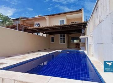 Casa · 140m² · 3 Quartos · 3 Vagas · Casa Duplex com Deck e Piscina na Região Central do Eusébio, Móveis Projetados, Amplo Recuo, 03 Quar