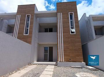 Casa · 100m² · 3 Quartos · 2 Vagas · Ótimo Custo & Benefício em Eusébio! Casa Duplex Nova em Rua Sem Saída Próximo ao Shopping Eusébio e