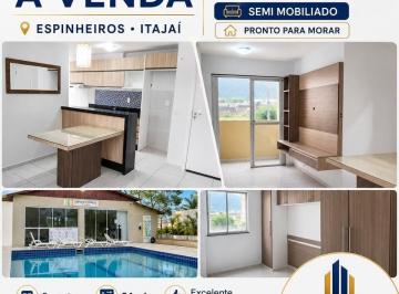 Apartamento · 54m² · 2 Quartos · 1 Vaga · Apartamento semi-mobiliado com 2 quartos em Espinheiros, Itajaí